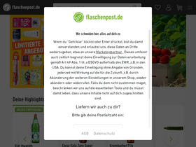 'flaschenpost.de' screenshot
