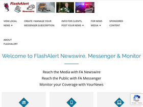 'flashalert.net' screenshot