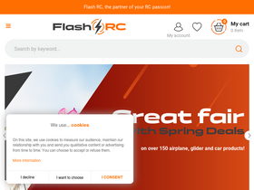 'flashrc.com' screenshot