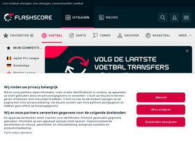 'flashscore.nl' screenshot