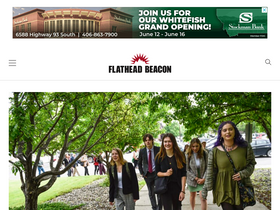 'flatheadbeacon.com' screenshot