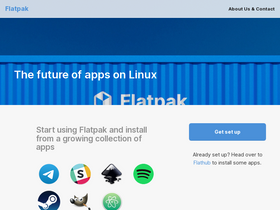 'flatpak.org' screenshot
