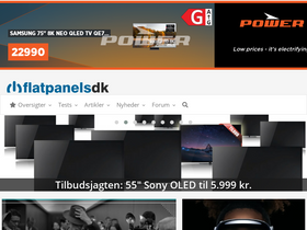 'flatpanels.dk' screenshot
