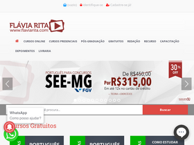 'flaviarita.com' screenshot