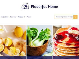 'flavorfulhome.com' screenshot