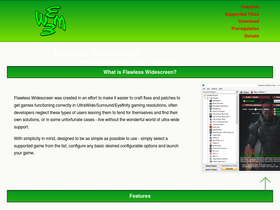 'flawlesswidescreen.org' screenshot