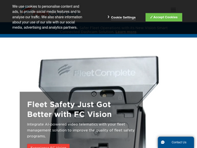'fleetcomplete.com' screenshot