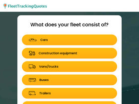'fleettrackingquotes.com' screenshot