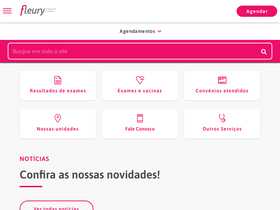 'fleury.com.br' screenshot