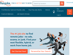 'flexjobs.com' screenshot