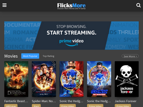 'flicksmore.com' screenshot