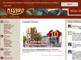 'flightrising.com' screenshot