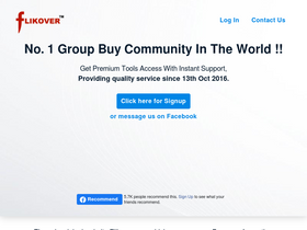 'flikover.com' screenshot