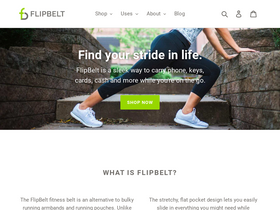 'flipbelt.com' screenshot