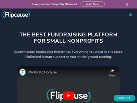 'flipcause.com' screenshot