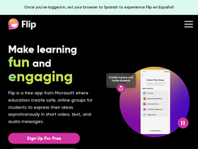 'flipgrid.com' screenshot