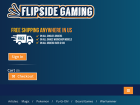 'flipsidegaming.com' screenshot