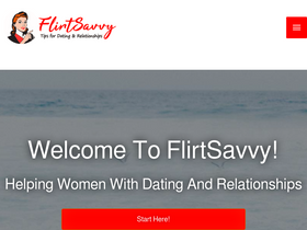 'flirtsavvy.com' screenshot