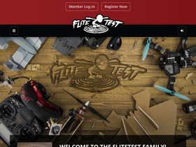 'flitetest.com' screenshot