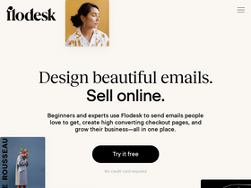 'flodesk.com' screenshot
