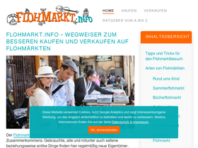 'flohmarkt.info' screenshot