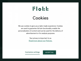 'flokk.com' screenshot