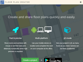 'floorplancreator.net' screenshot