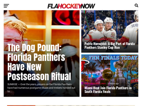 'floridahockeynow.com' screenshot