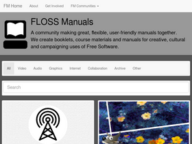'flossmanuals.net' screenshot