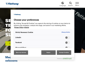 'flottweg.com' screenshot