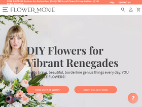 'flowermoxie.com' screenshot
