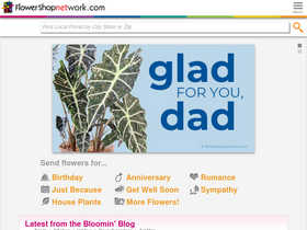 'flowershopnetwork.com' screenshot