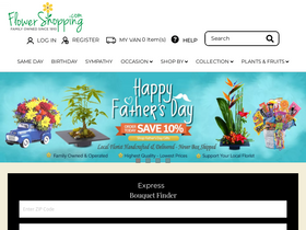 'flowershopping.com' screenshot