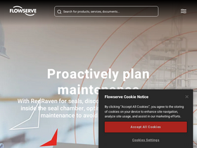 'flowserve.com' screenshot