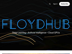 'floydhub.com' screenshot