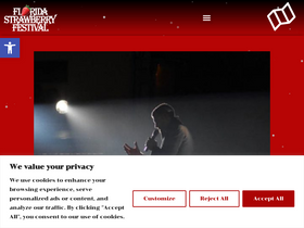 'flstrawberryfestival.com' screenshot