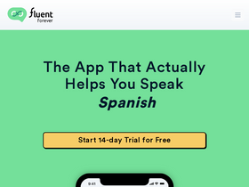 'fluent-forever.com' screenshot
