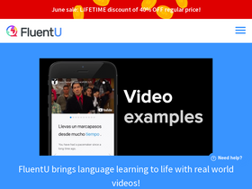 'fluentu.com' screenshot