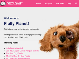 'fluffyplanet.com' screenshot