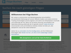 'fluge-buchen.de' screenshot