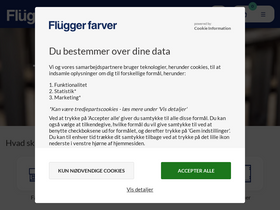 'flugger.dk' screenshot