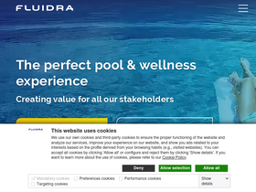 'fluidra.com' screenshot
