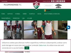 'fluminense.com.br' screenshot