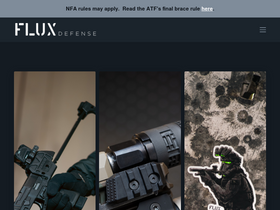 'fluxdefense.com' screenshot