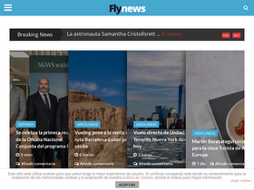 'fly-news.es' screenshot