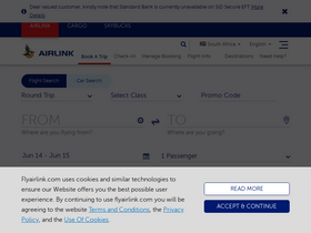 'flyairlink.com' screenshot