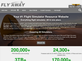 'flyawaysimulation.com' screenshot