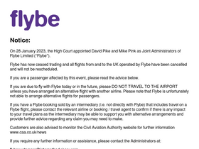 'flybe.com' screenshot