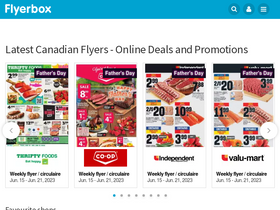 'flyerbox.ca' screenshot