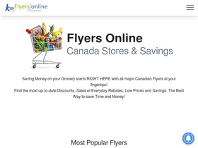 'flyers-on-line.com' screenshot